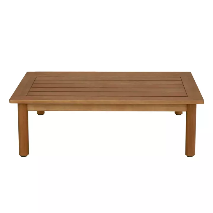 OUTDOOR LOUNGE SET 4PCS ELMORA HM6517 ACACIA WOOD--POLYESTER CUSHIONS COVERS IN ECRU