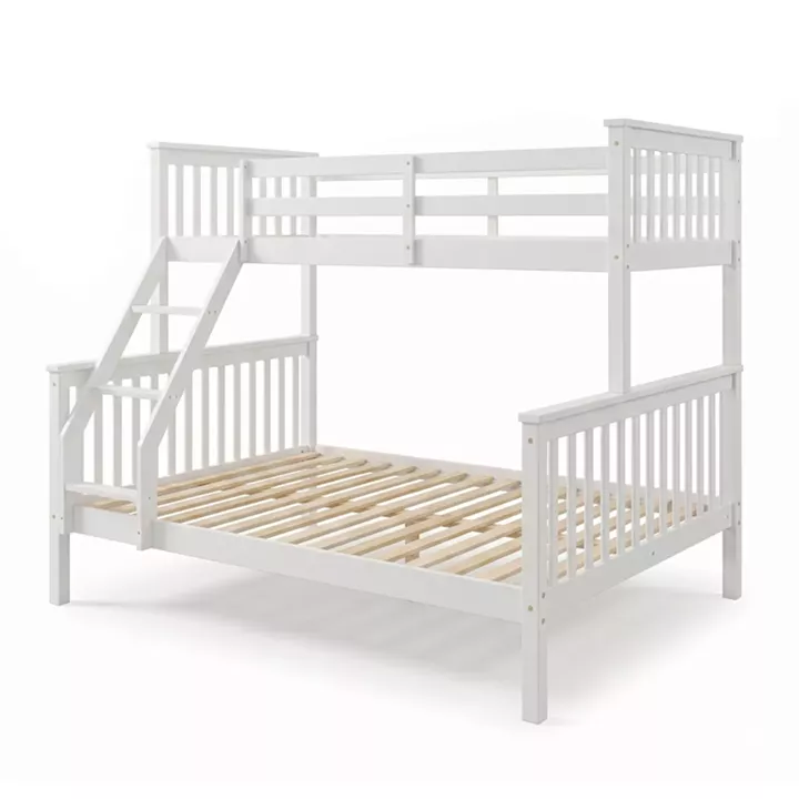 Armonia pakoworld children's bunk bed, pine wood, white, 90/140x190cm