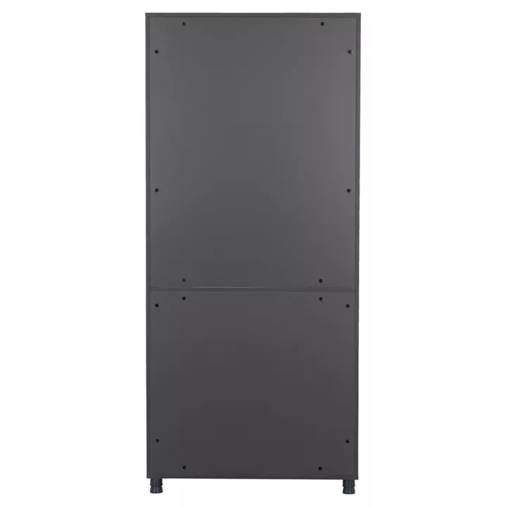 ΒΙΒΛΙΟΘΗΚΗ ΓΡΑΦΕΙΟΥ MAVIX HM2160 ΜΕΛΑΜΙΝΗ ΓΚΡΙ-ΚΑΡΥΔΙ 80Χ40Χ180Υεκ.