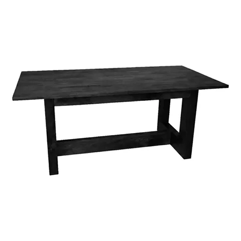 Table Senza pakoworld black mango wood 180x90x76cm