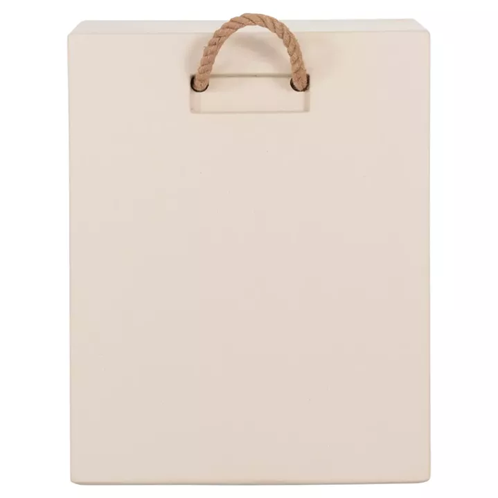 ΣΚΑΜΠΟ ΤΕΤΡΑΓΩΝΟ FIBER CEMENT ΜΕ ΧΕΡΟΥΛΙΑ ZAK HM6581.02 ΣΕ ΜΠΕΖ 36x36x45,5Υεκ
