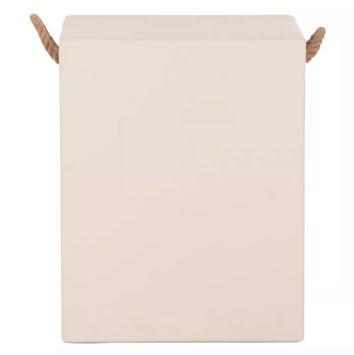 ΣΚΑΜΠΟ ΤΕΤΡΑΓΩΝΟ FIBER CEMENT ΜΕ ΧΕΡΟΥΛΙΑ ZAK HM6581.02 ΣΕ ΜΠΕΖ 36x36x45,5Υεκ