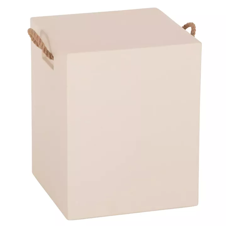 ΣΚΑΜΠΟ ΤΕΤΡΑΓΩΝΟ FIBER CEMENT ΜΕ ΧΕΡΟΥΛΙΑ ZAK HM6581.02 ΣΕ ΜΠΕΖ 36x36x45,5Υεκ