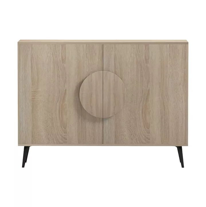ΜΠΟΥΦΕΣ SAVORE HM18367.01 ΜΕΛΑΜΙΝΗ SONAMA-ΜΑΥΡΑ ΜΕΤΑΛ.ΠΟΔΙΑ 110x35.5x82Υεκ.
