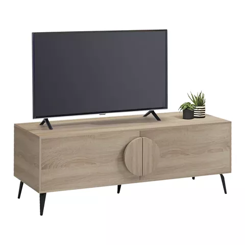 TV FURNITURE SAVORE HM18369.01 MELAMINE IN SONAMA 140Χ35.5Χ51Hcm.