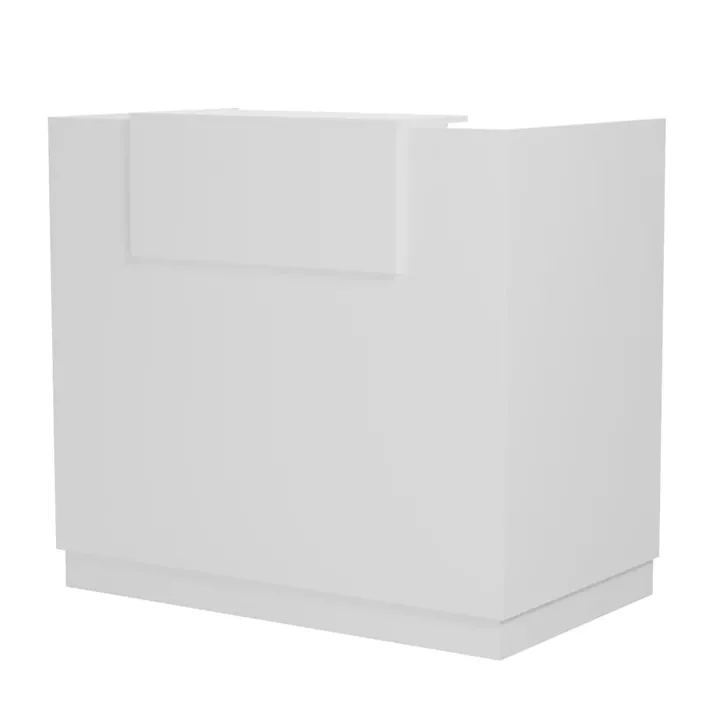 RECEPTION DESK BARRY HM2152.02 MELAMINE IN WHITE 120x70x110Hcm.