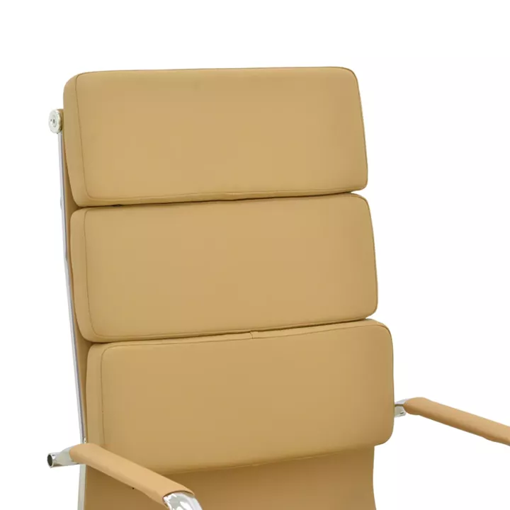 Manager office chair Tokyo pakoworld with beige pu 55.5x52x108cm