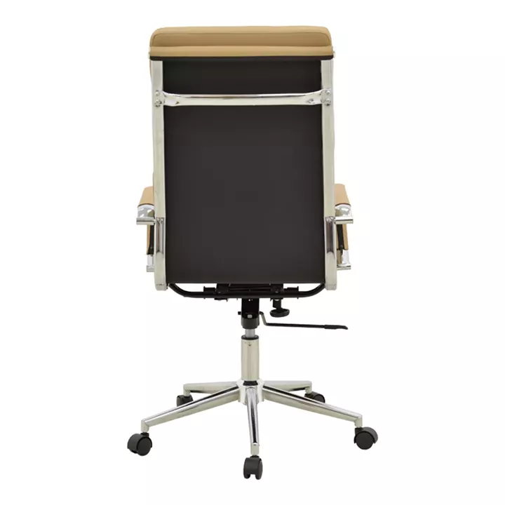 Manager office chair Tokyo pakoworld with beige pu 55.5x52x108cm