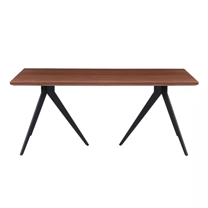 ΣΕΤ ΤΡΑΠΕΖΑΡΙΑΣ 7ΤΜΧ GAFF HM10935.03 MDF TOP ΚΑΡΥΔΙ--ΥΦΑΣΜΑ TAUPE & ΜΕΤΑΛΛΟ ΜΑΥΡΟ
