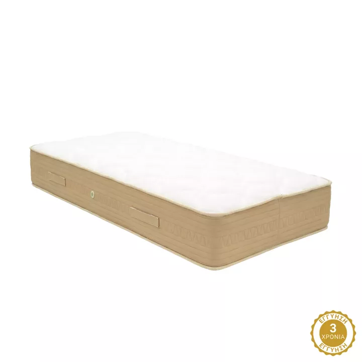 Bed with mattress Athos Sleepy pakoworld sonoma 90x190cm