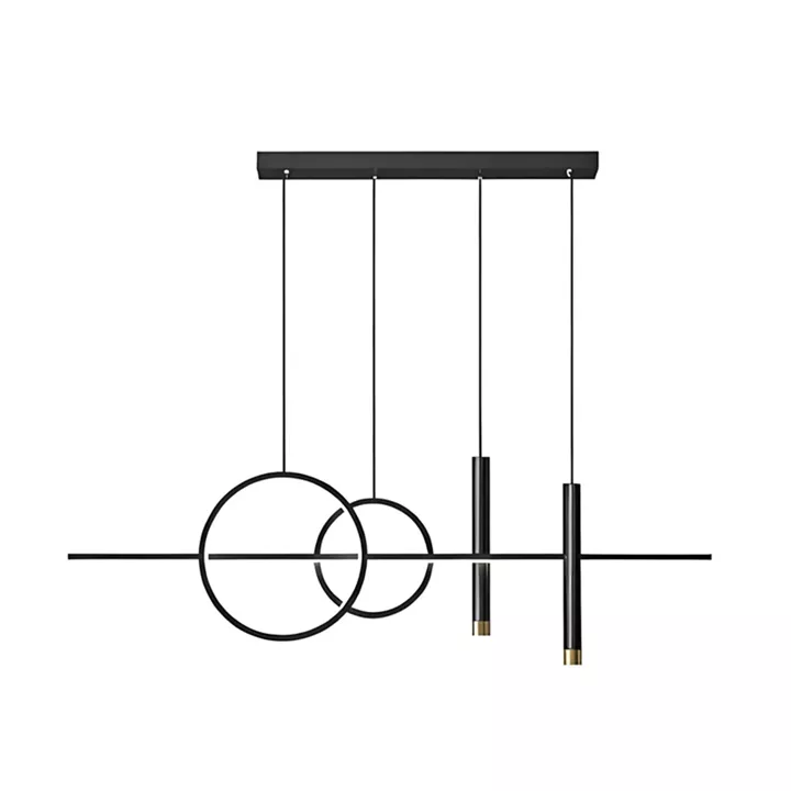 Ceiling lamp Neron pakoworld led black metal 100x25x26cm