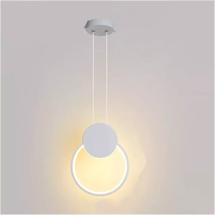 Φωτιστικό οροφής Ganden pakoworld led λευκό μεταλλικό Φ26,5x20εκ