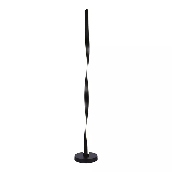Φωτιστικό δαπέδου Jounko pakoworld led μαύρο μεταλλικό Φ20x130εκ