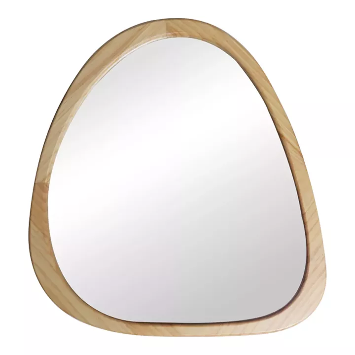 Καθρέπτης Ione pakoworld MDF σε φυσική απόχρωση 55x2,5x60 εκ