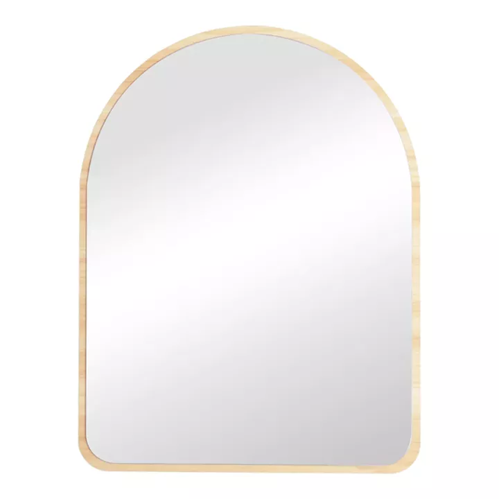 Καθρέπτης Selene pakoworld MDF σε φυσική απόχρωση 46x1.2x60 εκ