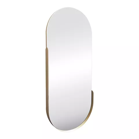 mirror Asteria pakoworld gold MDF with gold metal 45x5x105cm