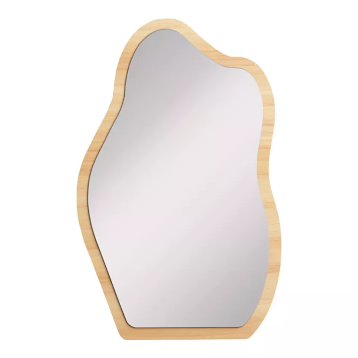 Καθρέπτης Evanthia pakoworld MDF σε φυσική απόχρωση 36x1.2x56 εκ