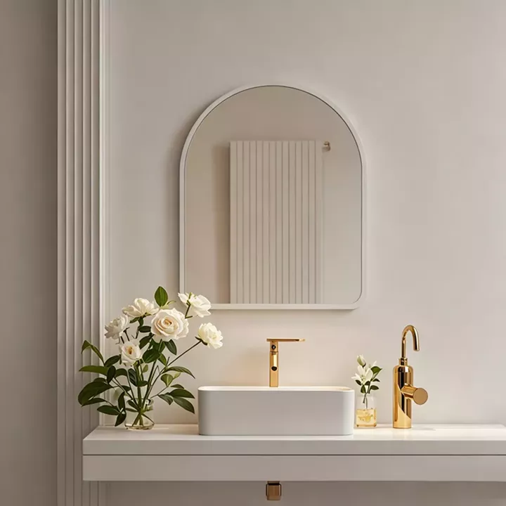 Καθρέπτης Selene pakoworld λεύκο MDF 46x1.2x60 εκ