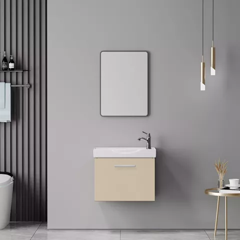 Renza pakoworld cappuccino countertop with sink and mirror