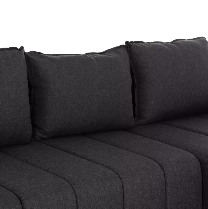 REVERSIBLE CORNER SOFA-BED FREDI HM3312.01 GREY FABRIC 220x167x85Hcm.