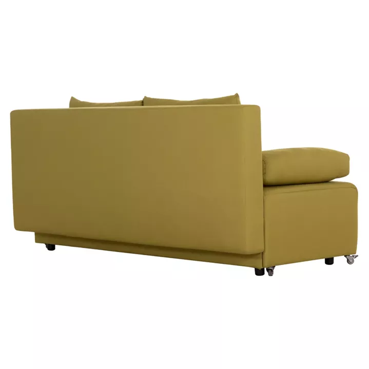 SOFA-BED 3-SEATER KEND HM3313.07 FABRIC IN LIGHT GREEN 188x85x82Hcm.