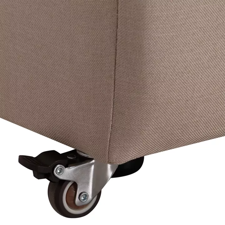 SOFA-BED 3-SEATER KEND HM3313.03 FABRIC IN LIGHT BEIGE 188x85x82Hcm.