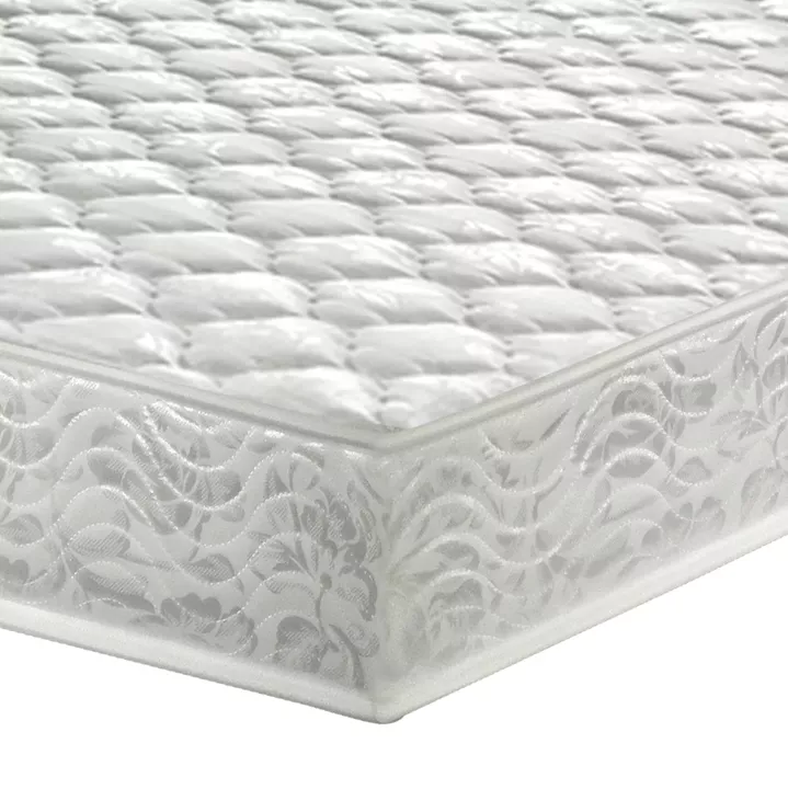 DOUBLE BED WITH MATTRESS SUZIE HM10740 METAL & WOOD IN WALNUT--MATTRESS 150x200cm