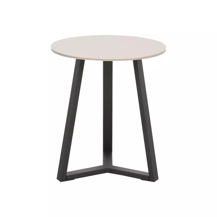 Berton pakoworld living room tables 2pcs in cappuccino with black metal