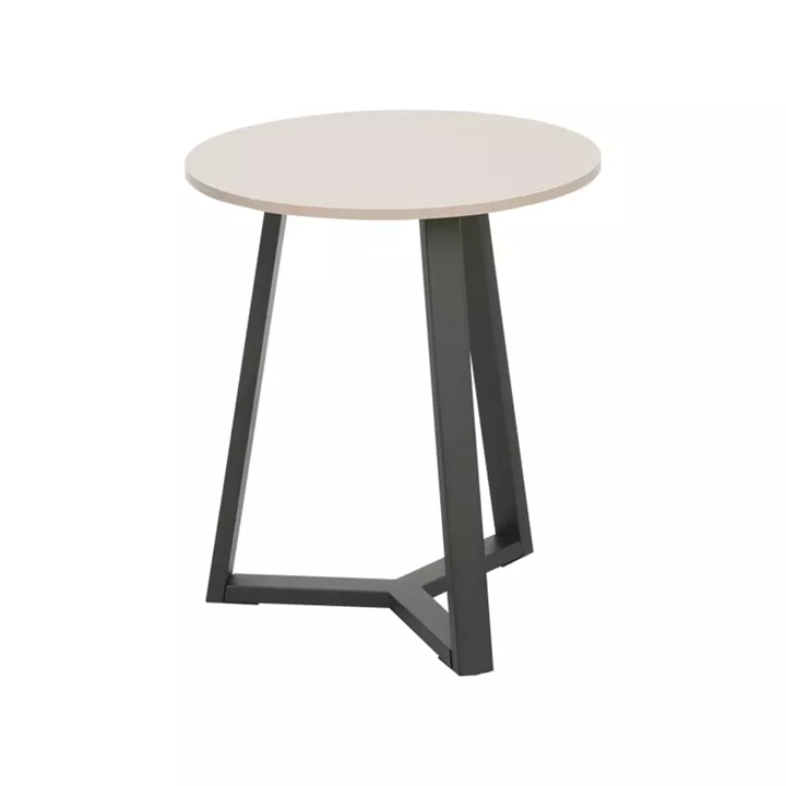 Berton pakoworld living room tables 2pcs in cappuccino with black metal