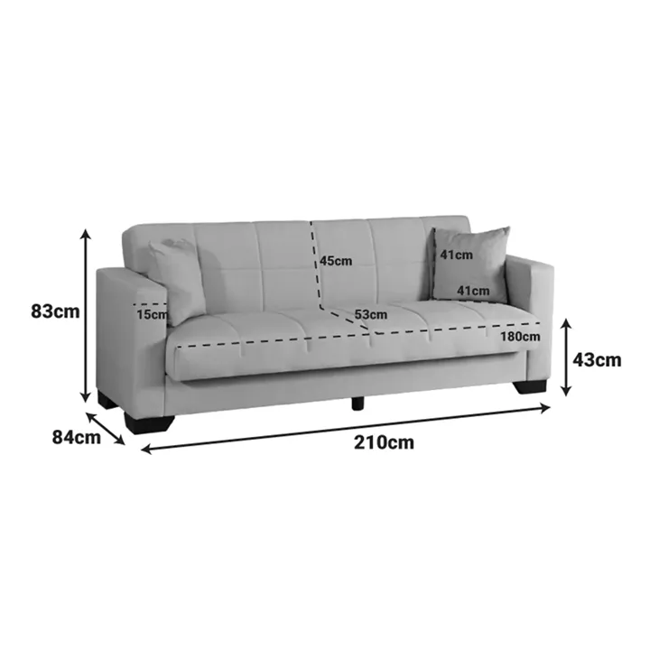 Student living room furniture package Haze pakoworld set 2 pcs