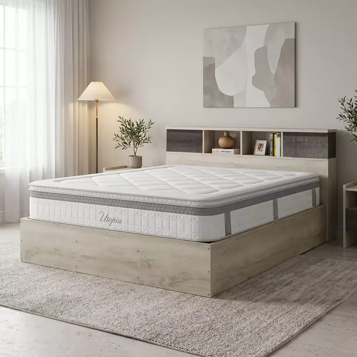Bed with mattress Olympus Utopia pakoworld castillo toro 160x200cm