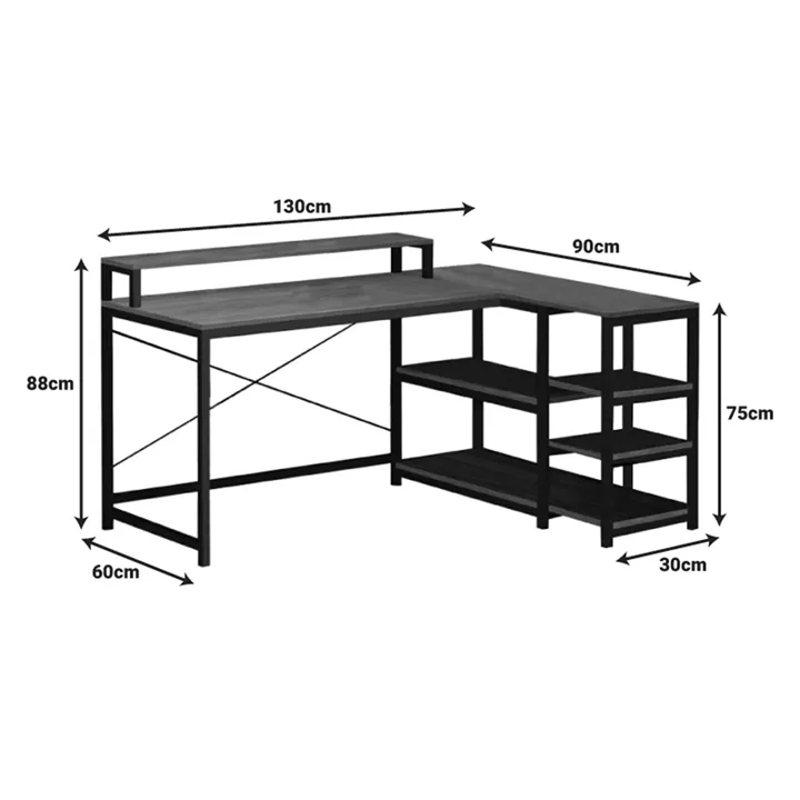 Student office furniture package Solve pakoworld set 2pcs