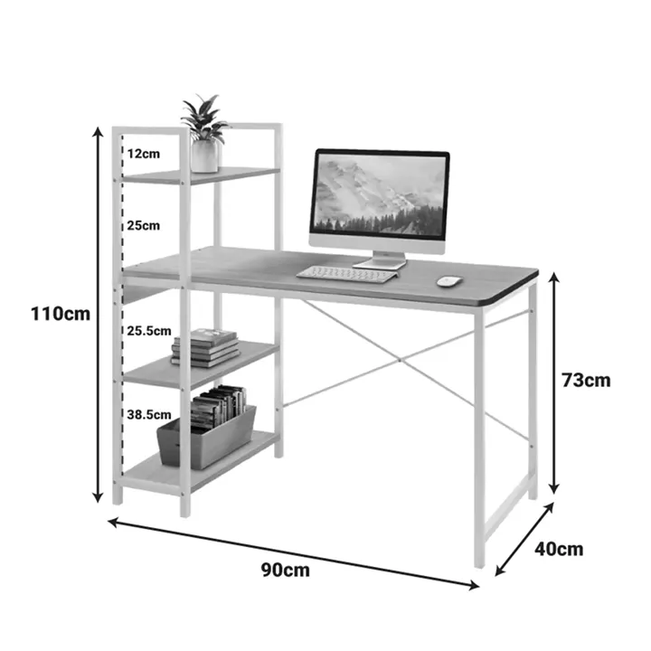 Student office furniture package Tinny pakoworld set 2pcs