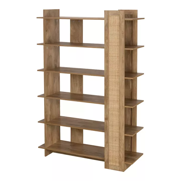 Bookcase Oslo pakoworld sonoma 100x32x146.5cm