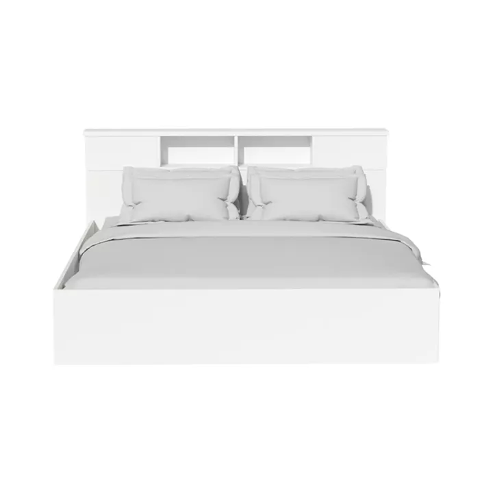 Bed with mattress Olympus Utopia pakoworld white 160x200cm