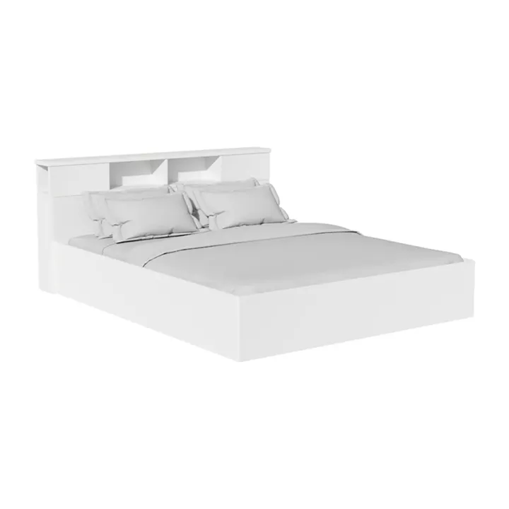 Bed with mattress Olympus Utopia pakoworld white 160x200cm