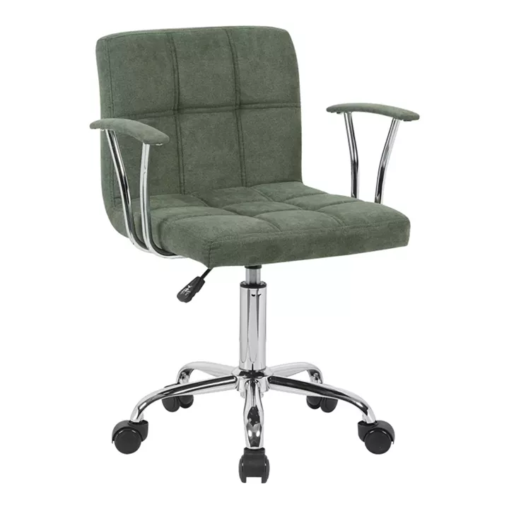 Office chair Buleco pakoworld olive green fabric 56x46x74-86cm