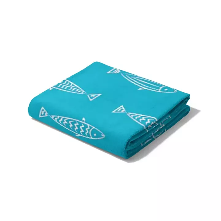 Πετσέτα Θαλάσσης Microfiber Quick Dry Fishes