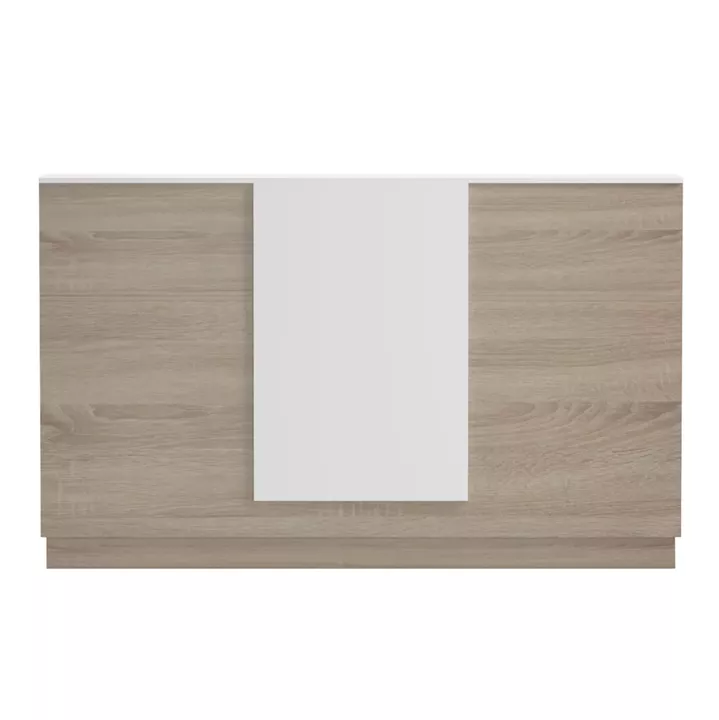 RECEPTION DESK KRONIC HM2156.01 MELAMINE IN SONAMA/WHITE 180x70x110Hcm.