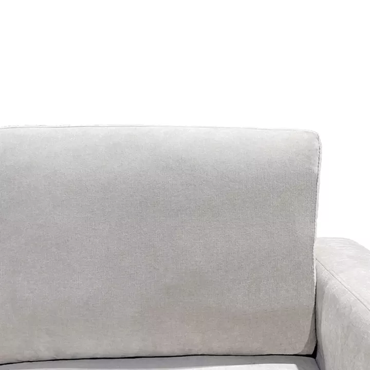 Left corner sofa Menande pakoworld ivory fabric 248x173x89cm