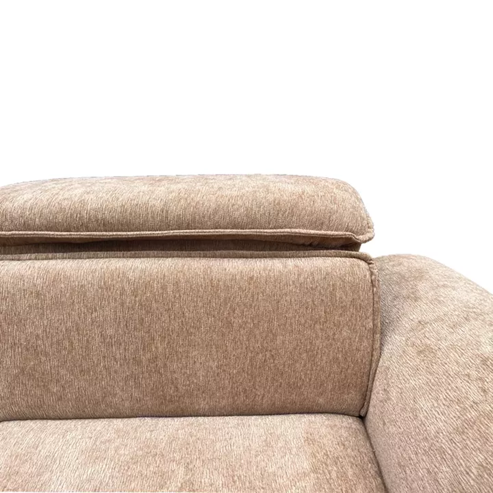 Left corner sofa-bed Lemance pakoworld beige fabric 251x168x82cm