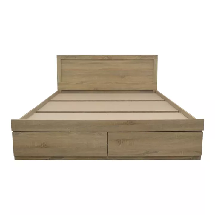 Bed with drawer and mattress Olympus-Utopia pakoworld sonoma 150x200cm