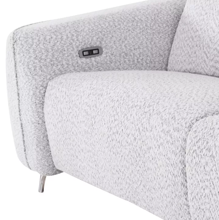 ΚΑΝΑΠΕΣ ΔΕΞΙΑ ΓΩΝΙΑ 3Θ ΜΕ RECLINE VALENTE HM3317.01R ΑΝΟΙΧΤΟ ΓΚΡΙ ΥΦΑΣΜΑ 275x160x104Yεκ