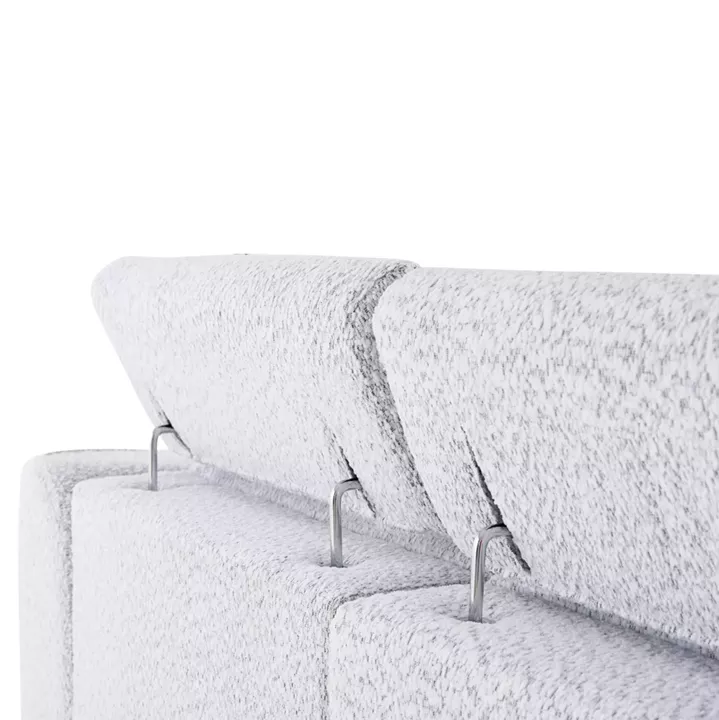 ΚΑΝΑΠΕΣ ΔΕΞΙΑ ΓΩΝΙΑ 3Θ ΜΕ RECLINE VALENTE HM3317.01R ΑΝΟΙΧΤΟ ΓΚΡΙ ΥΦΑΣΜΑ 275x160x104Yεκ