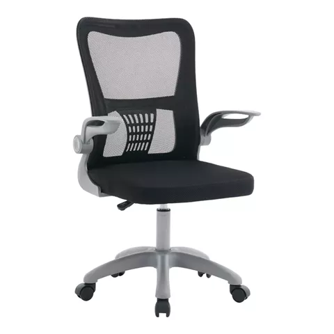 Καρέκλα γραφείου εργασίας Annalise pakoworld μαύρο mesh 57x53x100εκ