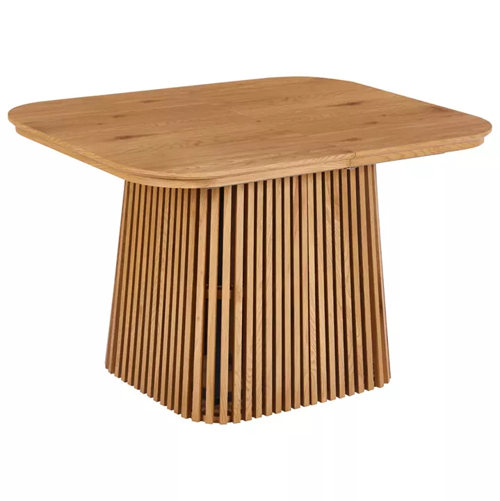 EXTENDABLE DINING TABLE VERLO HM18436 MDF IN NATURAL WOOD COLOR 120/150/180x90x75Hcm.