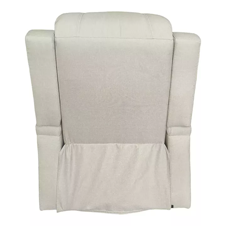 Relax armchair with massage mechanism Gessel pakoworld fabric beige 80x90x98cm