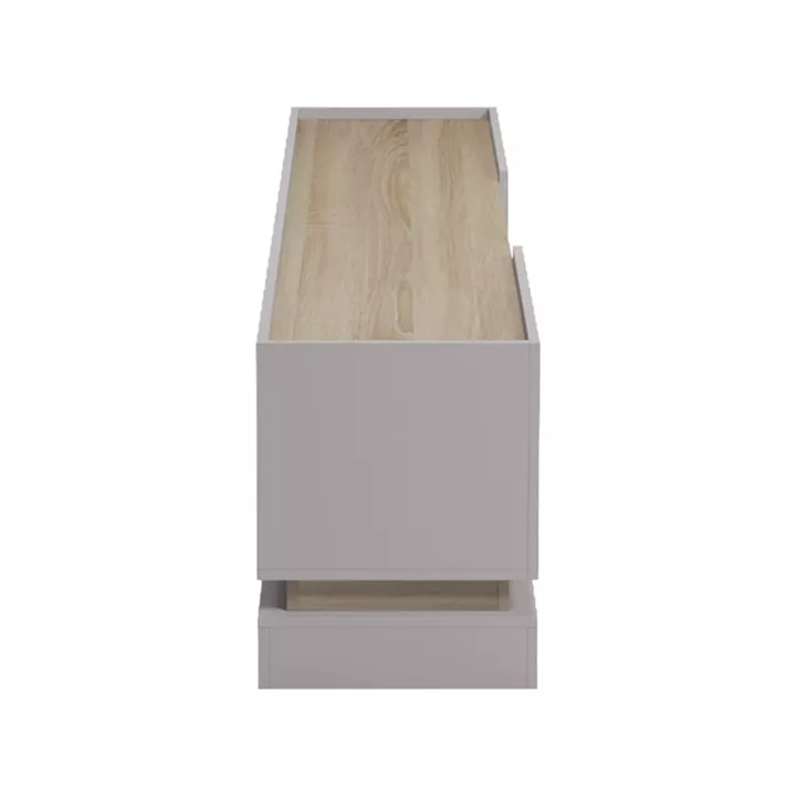 Έπιπλο τηλεόρασης Wendo pakoworld γκρι-sonoma 200x37x47εκ