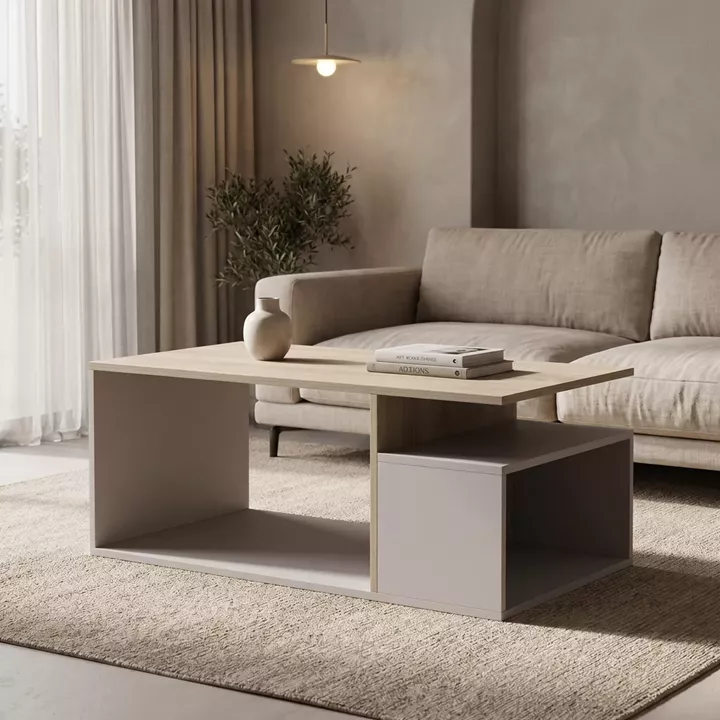 Coffee table Wendo pakoworld grey-sonoma 91x37x50cm