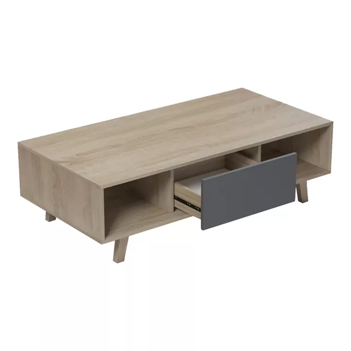 Coffee table Elonza pakoworld sonoma-anthracite 120x60x36cm